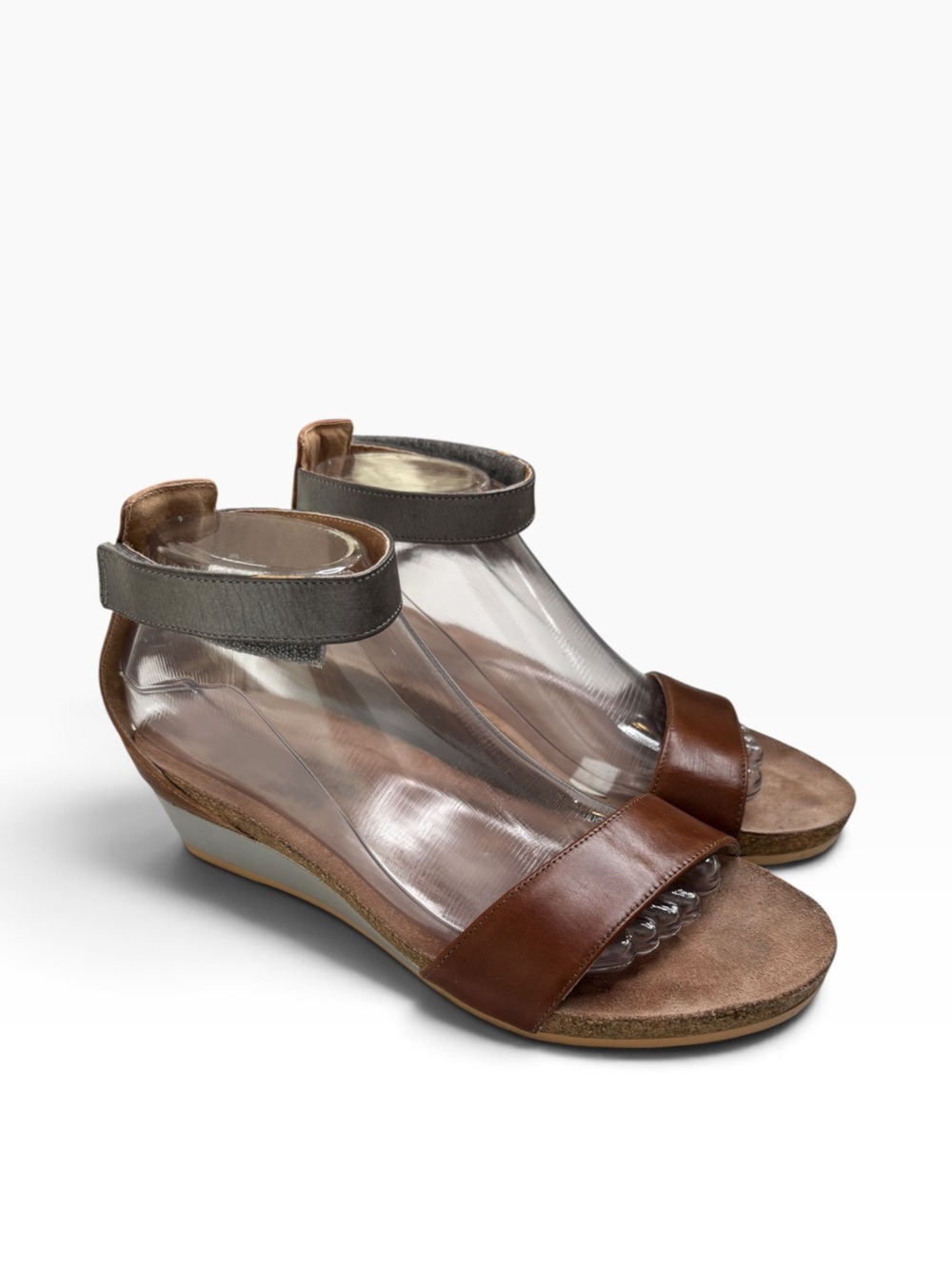 Naot Pixie Wedge Sandal Womens Shoe Size 40 US  9 / 9.5 Comfort Cork Footbed